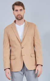 Blazer en dril Caqui