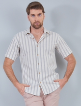 Camisa manga corta rayas