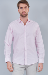 Camisa manga larga rosado claro