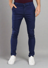 PANTALÓN CHINO DRIL AZUL