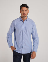 Camisa casual azul claro