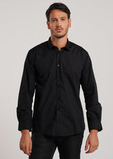 Camisa manga larga negra