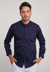 Camisa casual azul oscuro