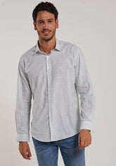 Camisa casual rayas verde