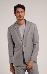 Blazer formal gris claro
