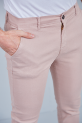 Pantalon chino palo de rosa