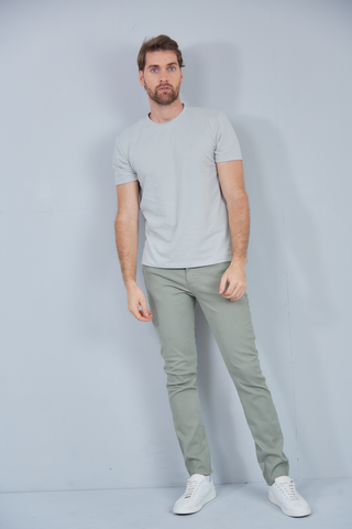 Pantalon 5 bolsillos verde seco