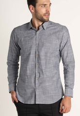 Camisa manga larga gris