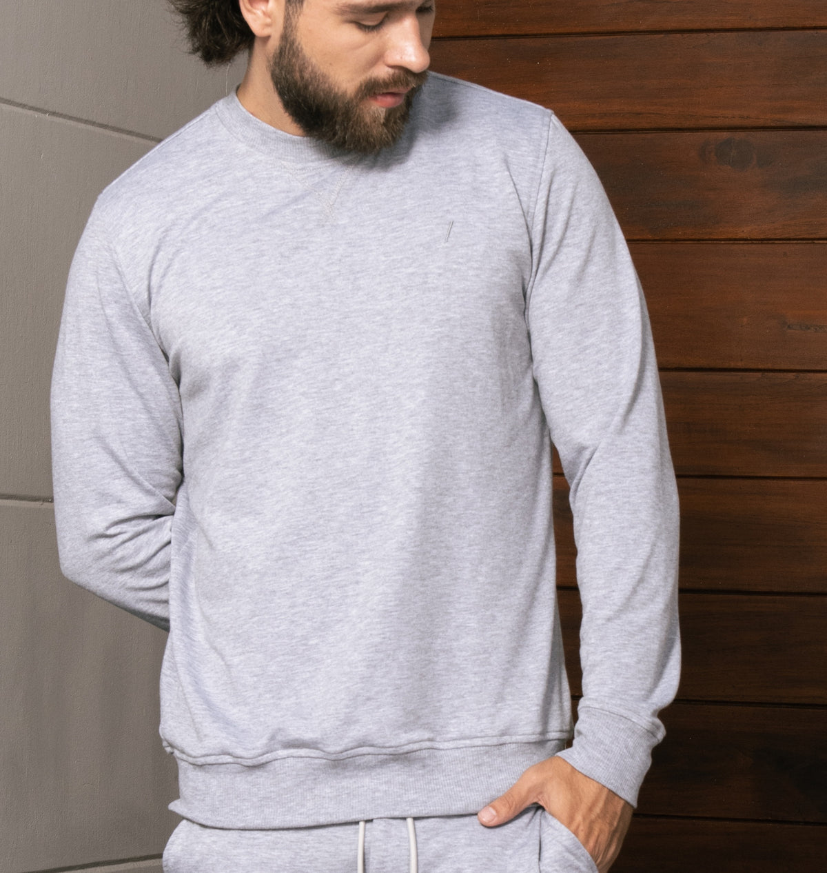 Saco liviano gris